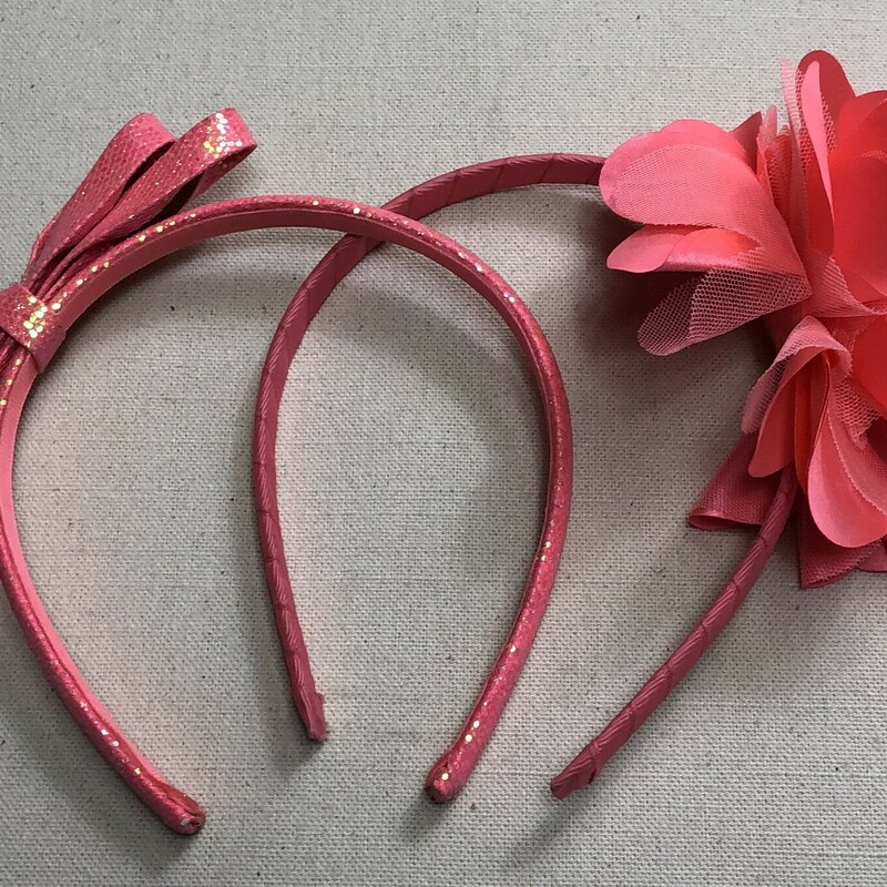 Assorted Headbands, Pink, Size: None
Two pieces.