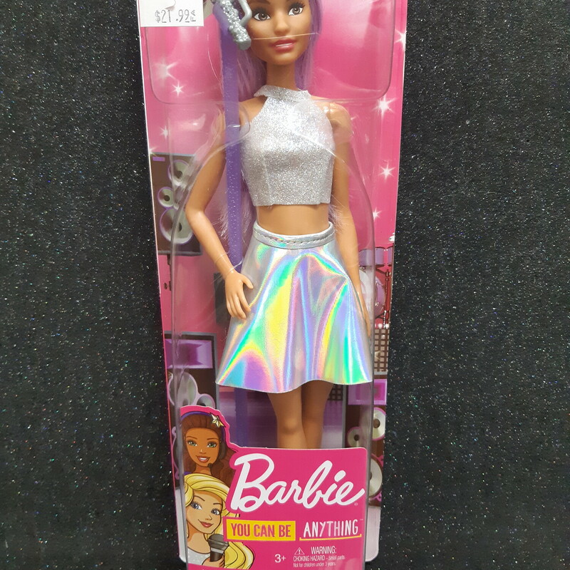 Career Barbie Pop Star, 3+, Size: Pretend