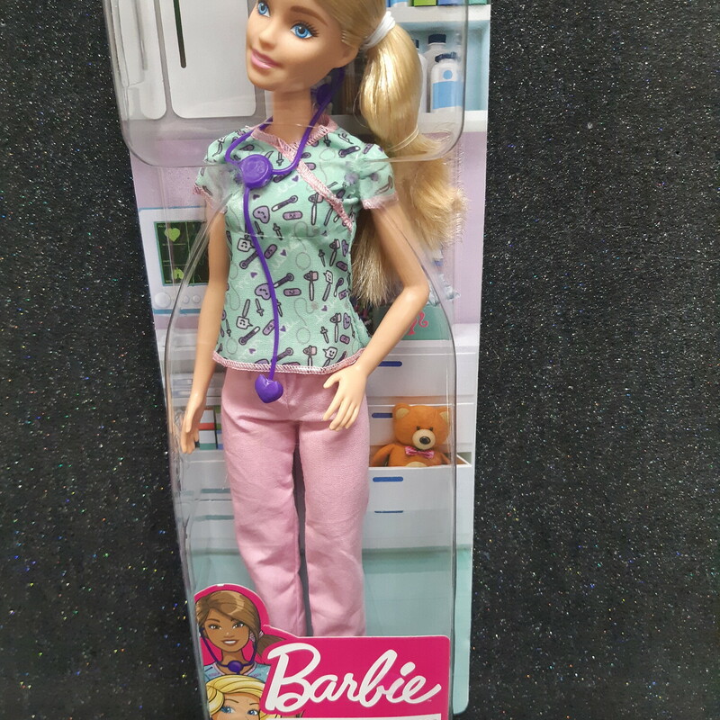Career Barbie Nurse, 3+, Size: Pretend
