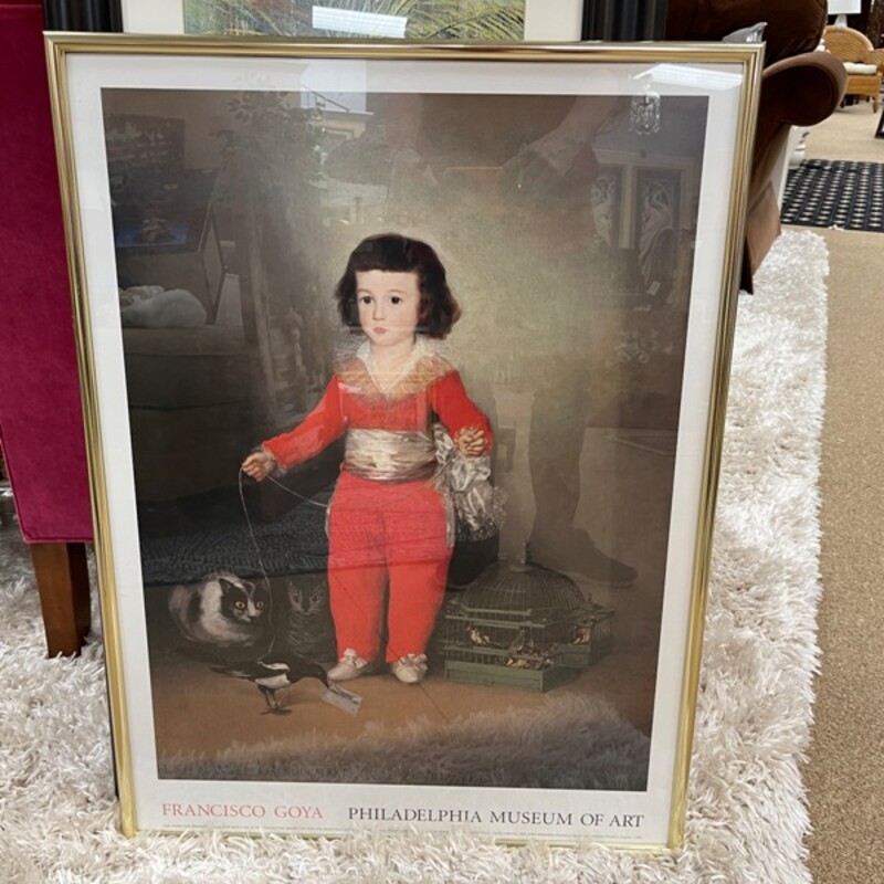 Framed Goya Poster, Size: 24x32