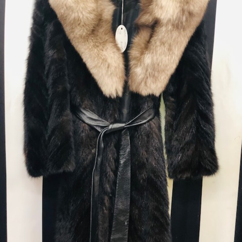 Mink W/ Fox Long Coat