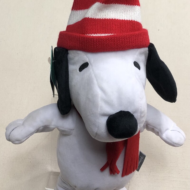 Snoopy Peanuts Sing & Walks, White, Size: 16 Inch