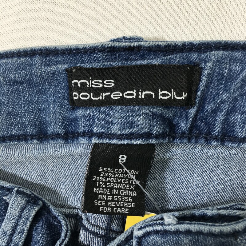 5060/102-314 Miss Pourendi Blu, Blue, Size: 8