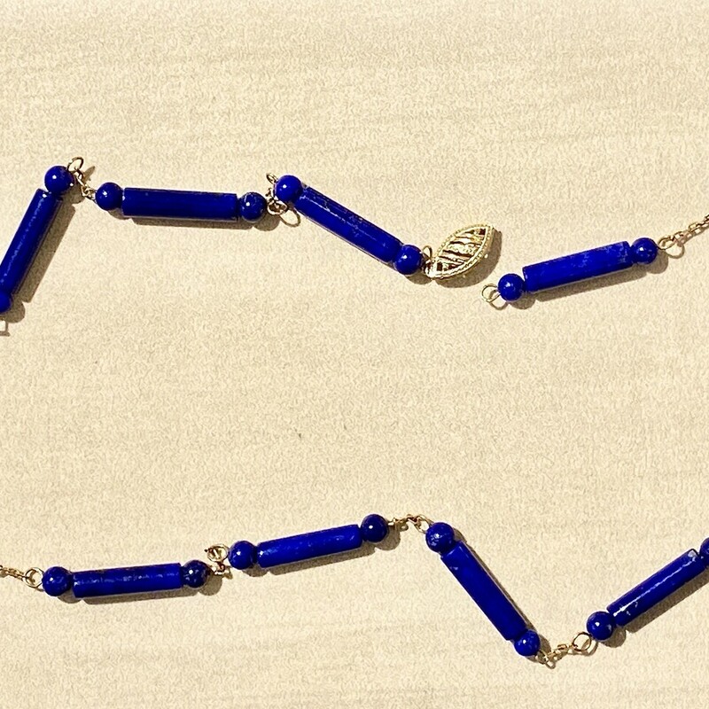 Lapis Necklace AS IS (No Clasp)