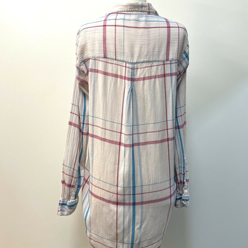Mountian Kahaki Plaid Shirt
Modal & Cotton
Blush, Cyan & Dusty Rose
Size: Large