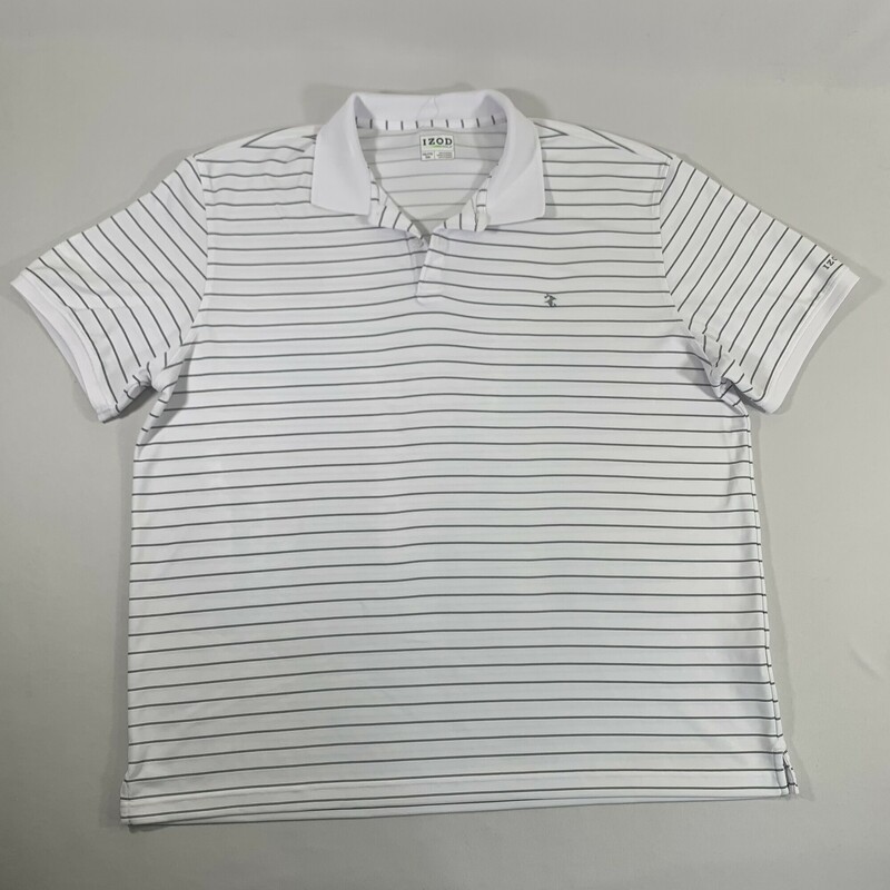 IZOD Golf Shirt White Wit