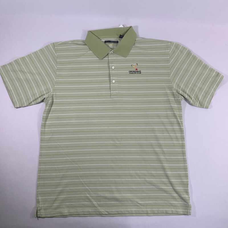 Greg Norman, Oronoque Country Club, Short Sleeve Cotton/poly knit,green, Size: XXL