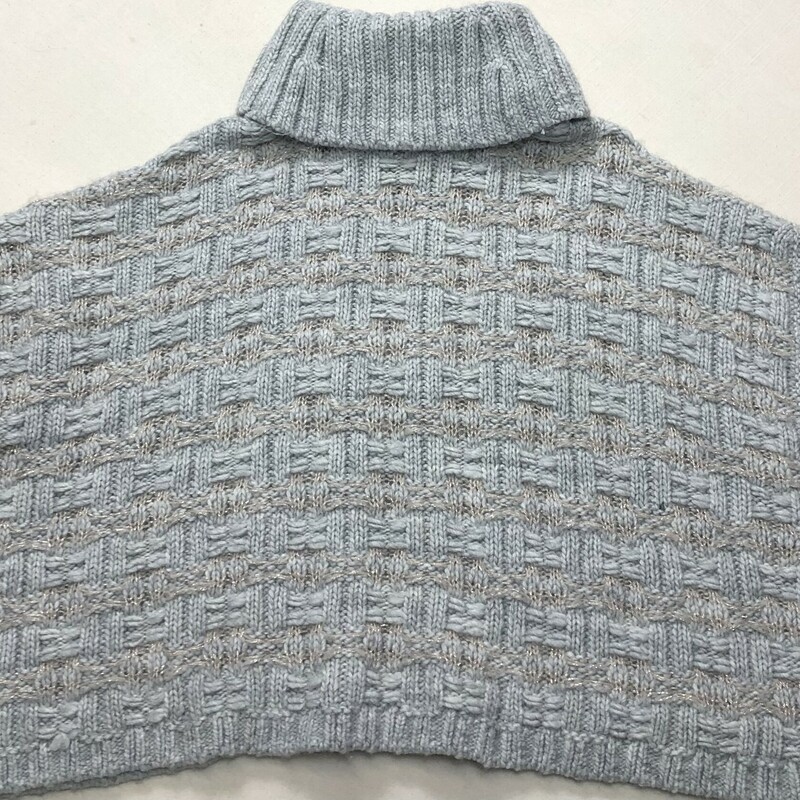 Gap Knit Poncho, Grey, Size: 10Y