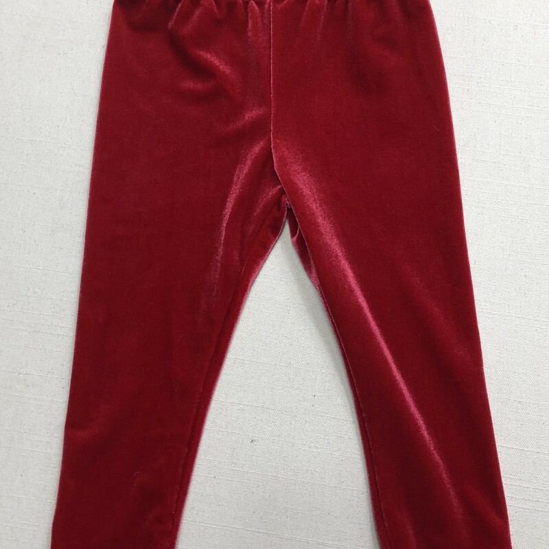 Gap Velour Pants, Red, Size: 18-24M