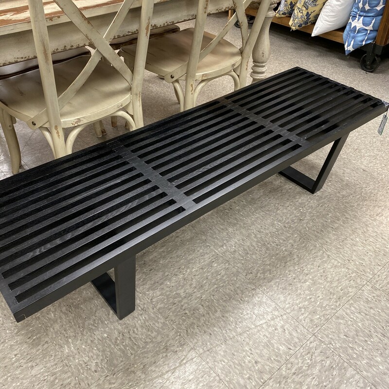 Nelson-Style Slat Bench