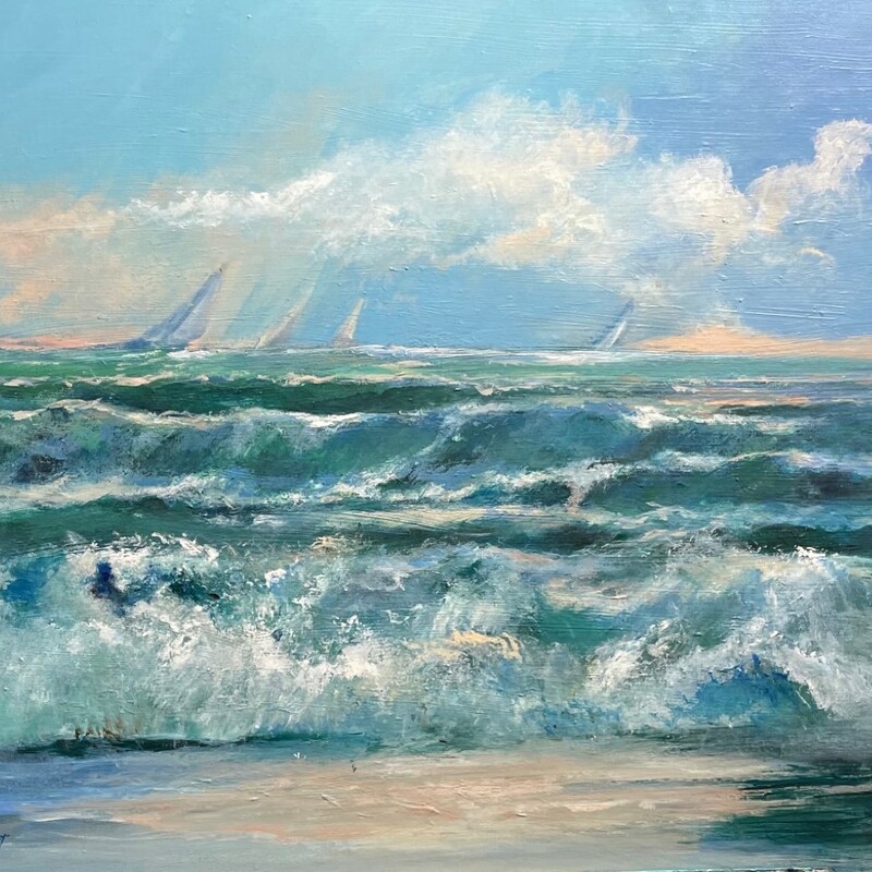 Windswept
Acrylic on Canvas
24 x 30
Constance Fahey
Rough Seas with Sailboats on a Windy Day
Gallery Wrap