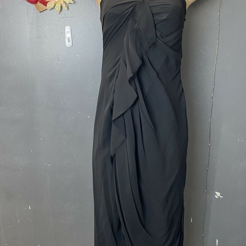 Intermix Dress Silk, Black, Size: S