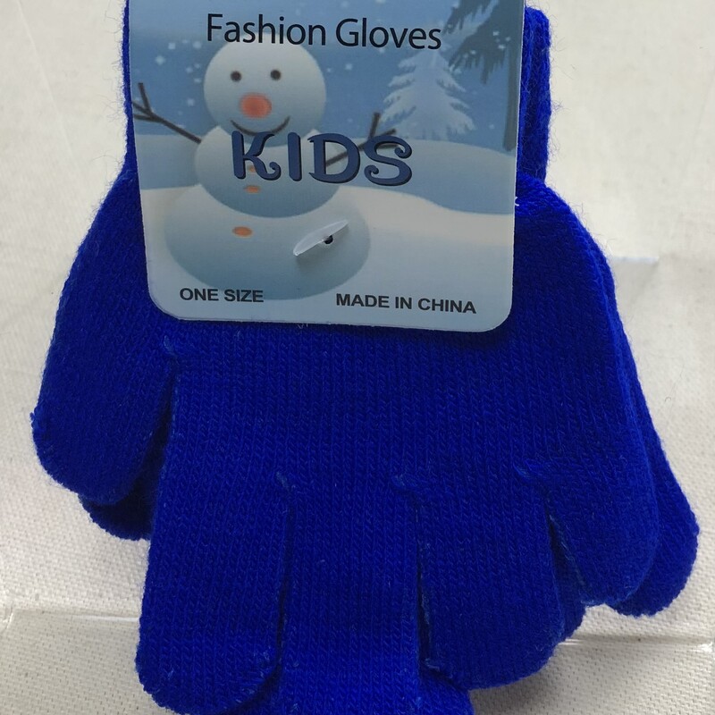 Fashion Gloves - Kids, Indigo, Size: 4-6Y
NEW
