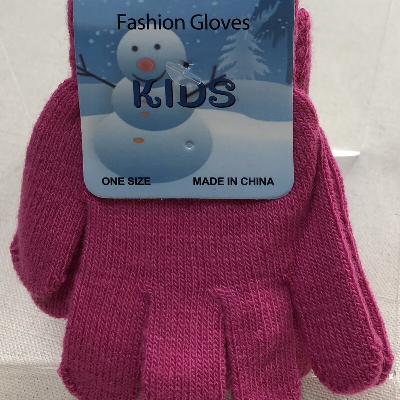 Fashion Gloves - Kids, Pink, Size: 4-6Y
NEW