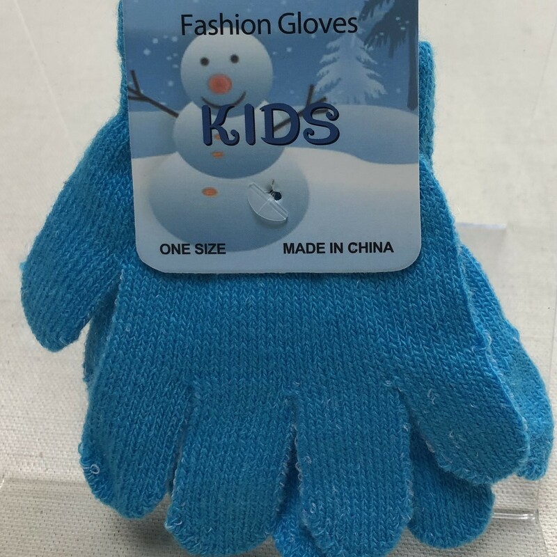 Fashion Gloves - Kids, Sky, Size: 4-6Y
New
