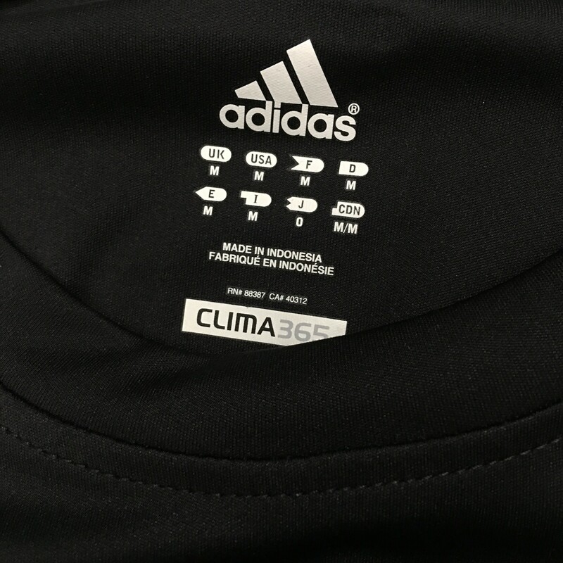 Adidas Clima 365 Women's long sleeve,black, white mesh, Size:M,