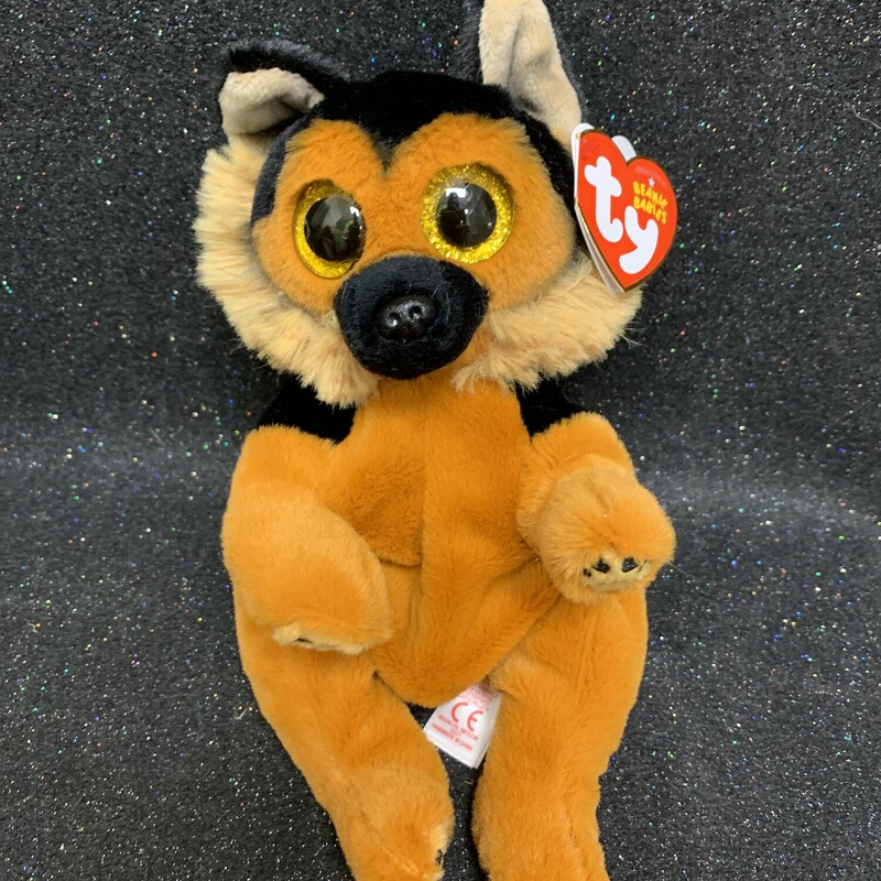 Beanie Baby Ace The Dog, Small, Size: Plush