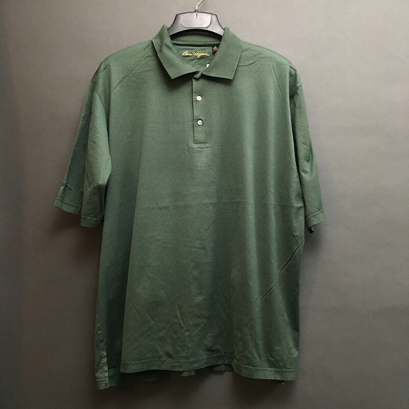 Ben Hogan Double Mercerized 100% Cotton, Short Sleeve, green,  Size: XXL