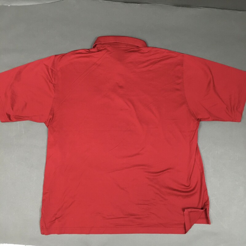 Fairway &  Green Canyon Club 100% Cotton, Short Sleeve, deep red,  Size: XXL