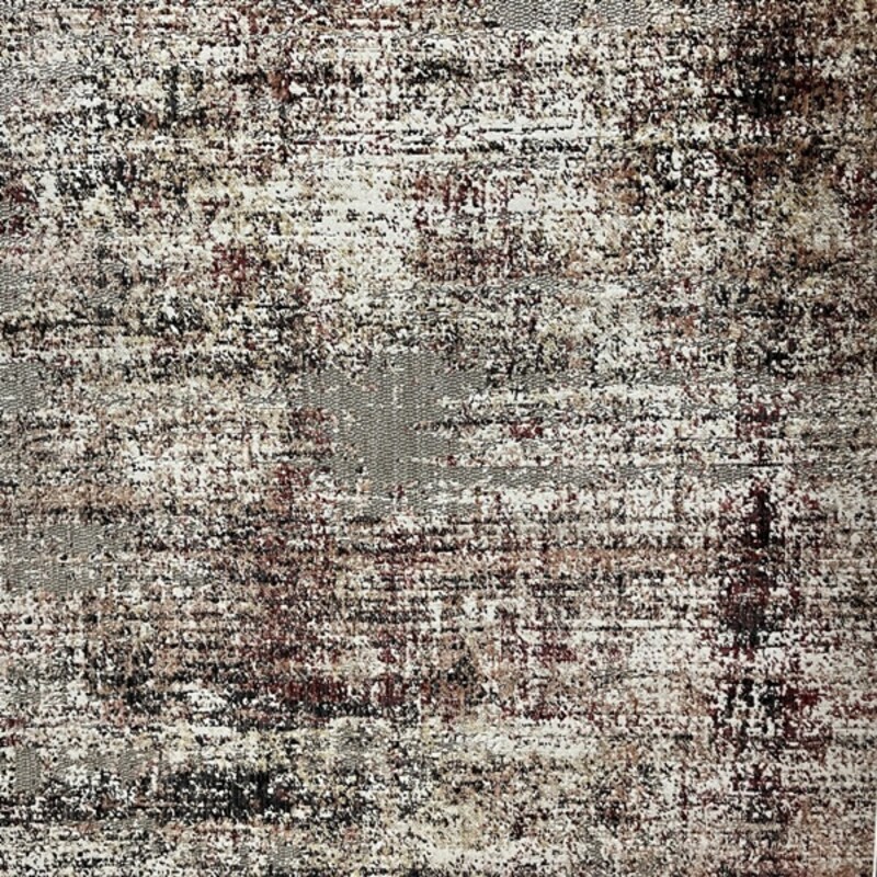 Distressed Style Rug Multi-tonal Pinks + Browns, Size: 5x7