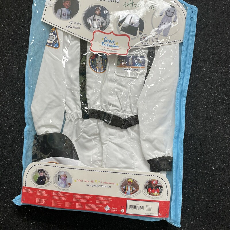 Astronaut Costume, Size 5-6, Size: Dress Up