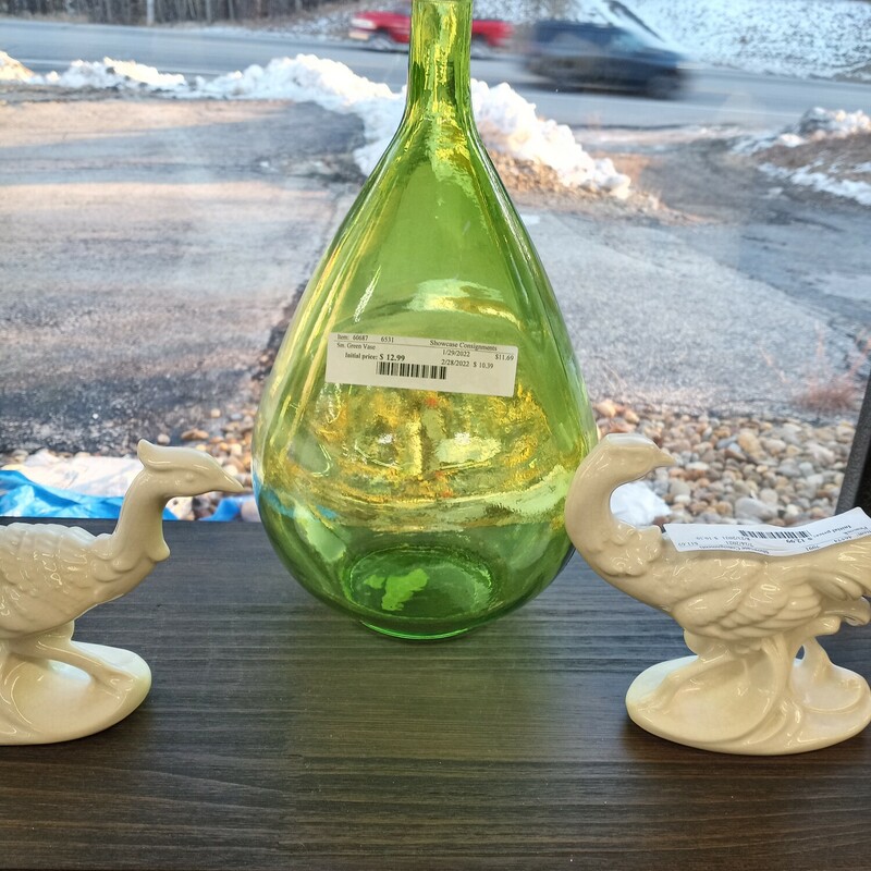 Sm. Green Vase