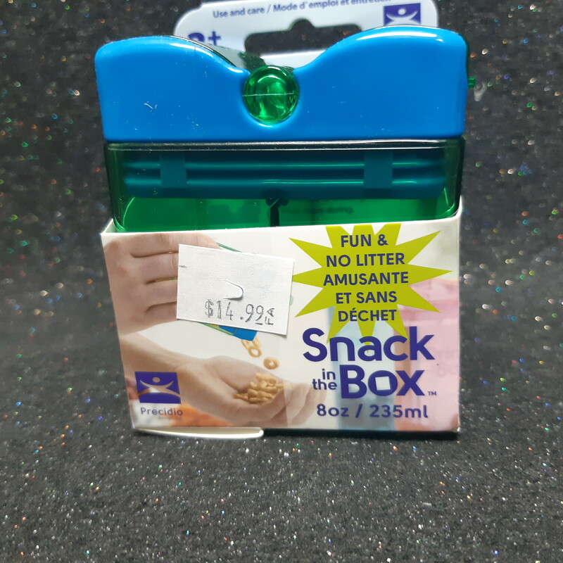 8oz Green Snack Box, Green, Size: Eating
