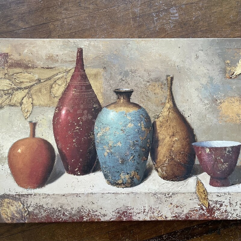 Canvas Of Pottery Vases