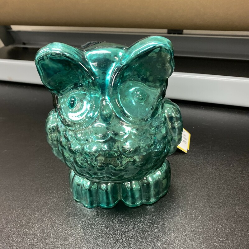 Mercury Glass Owl