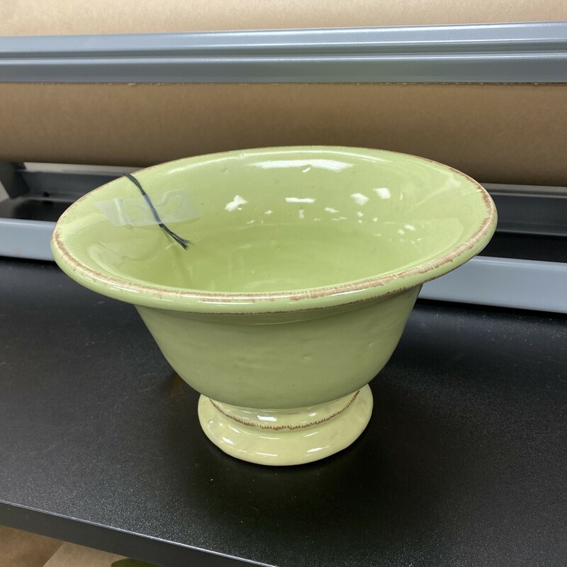 Footed Pottery Bowl