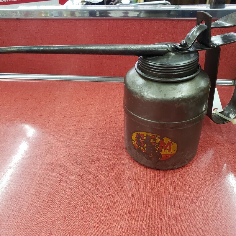 Vtg Gem Oil Can, Metal, Size: W/ Handle