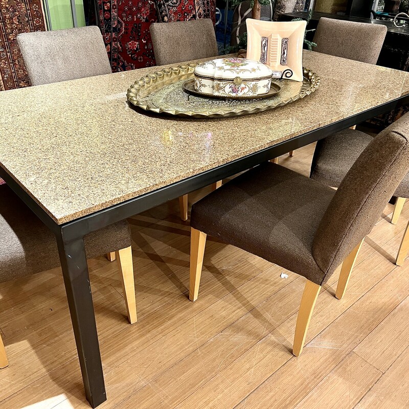 Room&Board Parsons Table with Granite top
Size: 40x80x29