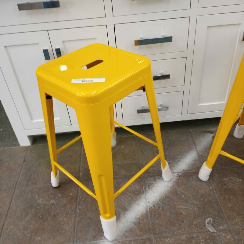 Yellow Metal Bar Stool multiple available!!