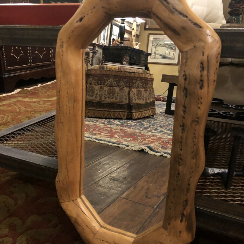 Mesquite Wood Mirror,

21 L X 12 W