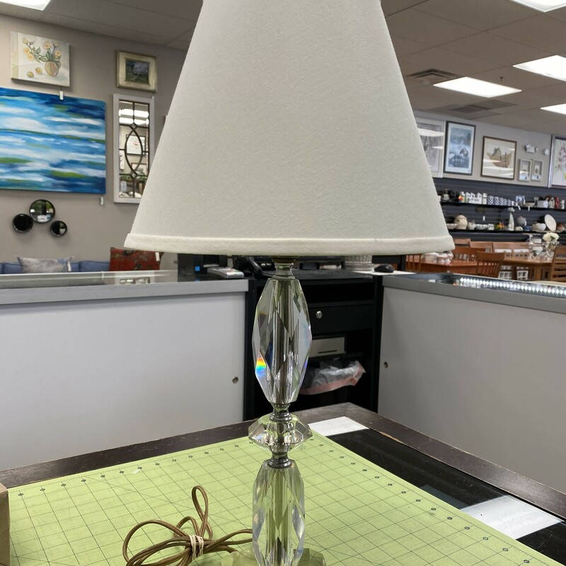 Vintage Crystal Desk Lamp