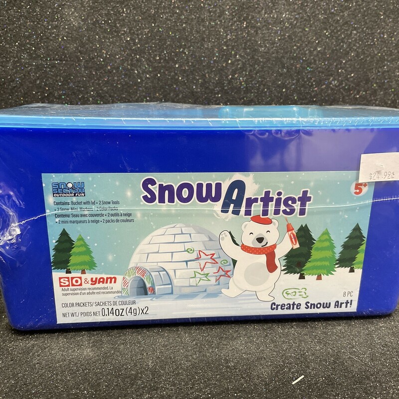 Snow Artist W Tools/marke, 5+, Size: Outdoor