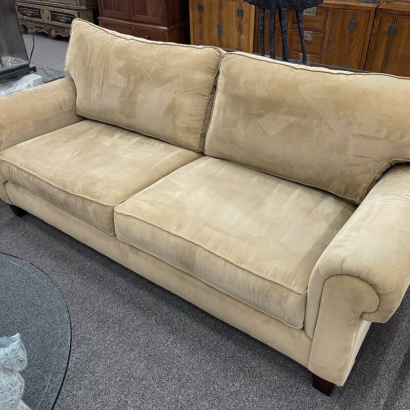 Gold Fabric Sofa