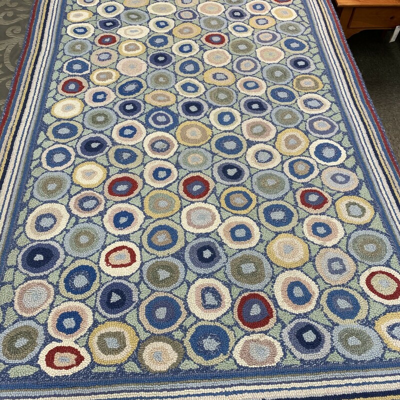 LL Bean Coins Hooked Rug