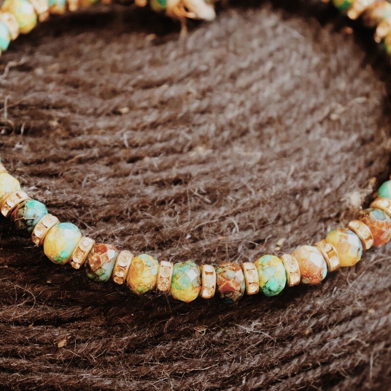 This adorable beaded bracelet fits most sizes!