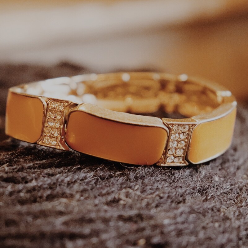 Orange/Gold Bracelet