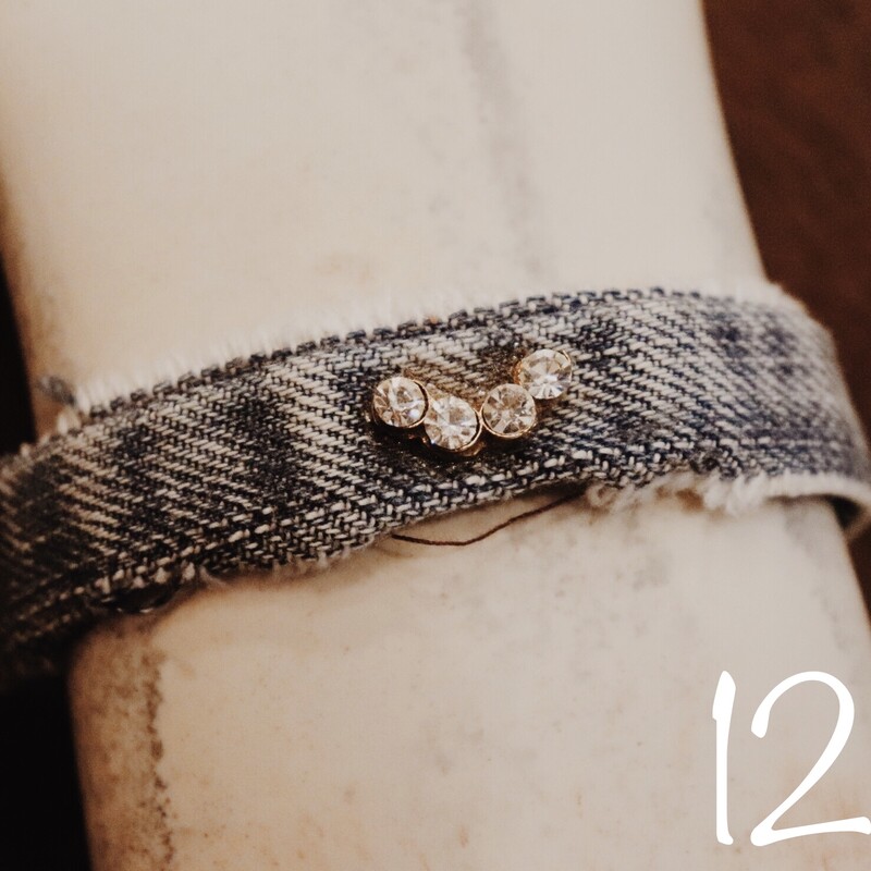 These blue jean Kelli Hawk Designs bracelets are adorable and one of a kind! Please select the number that matches your bracelet choice!