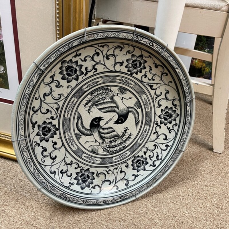 Antique Thai Sukhotai Platter, Size: 16 Dia