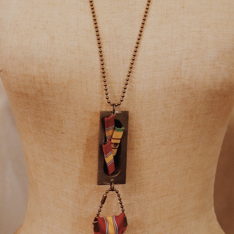 This military necklace was handmade and hangs on a 30 inch chain!