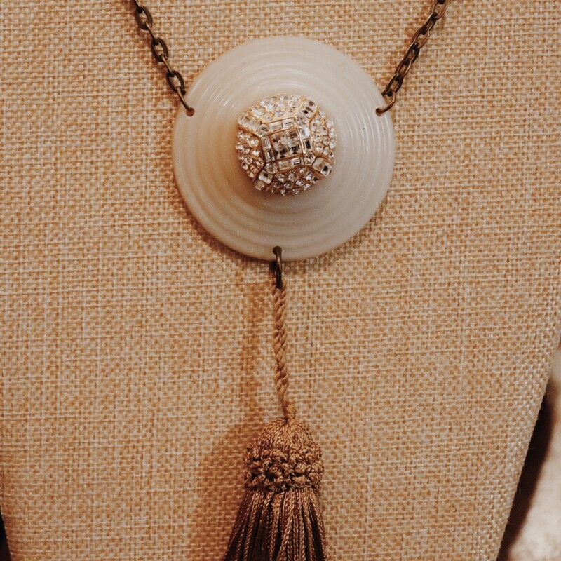 This handmade and unique necklace is on a 28 inch chain!
