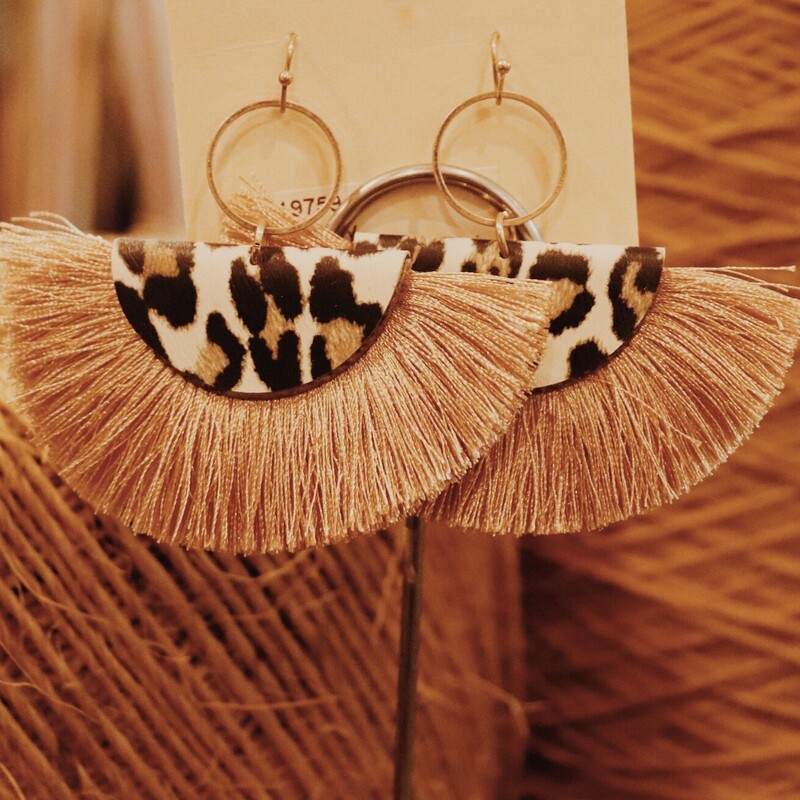 These adorable earrings measure 2.5 inches long!