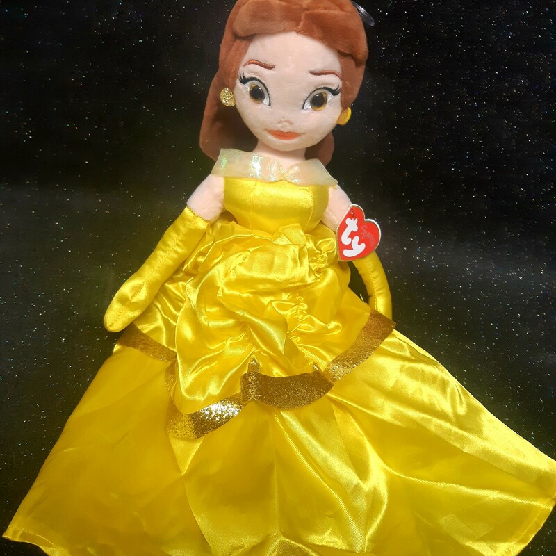 Belle Doll, Yellow, Size: Plush