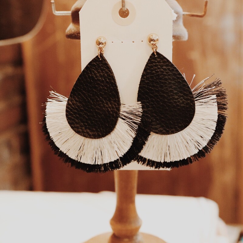These adorable earrings measure 3.5 inches long!