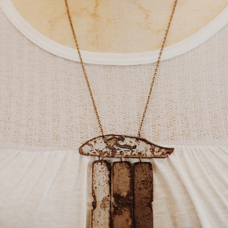 These gorgeous, handmade necklaces hang on a 27 inch chain!