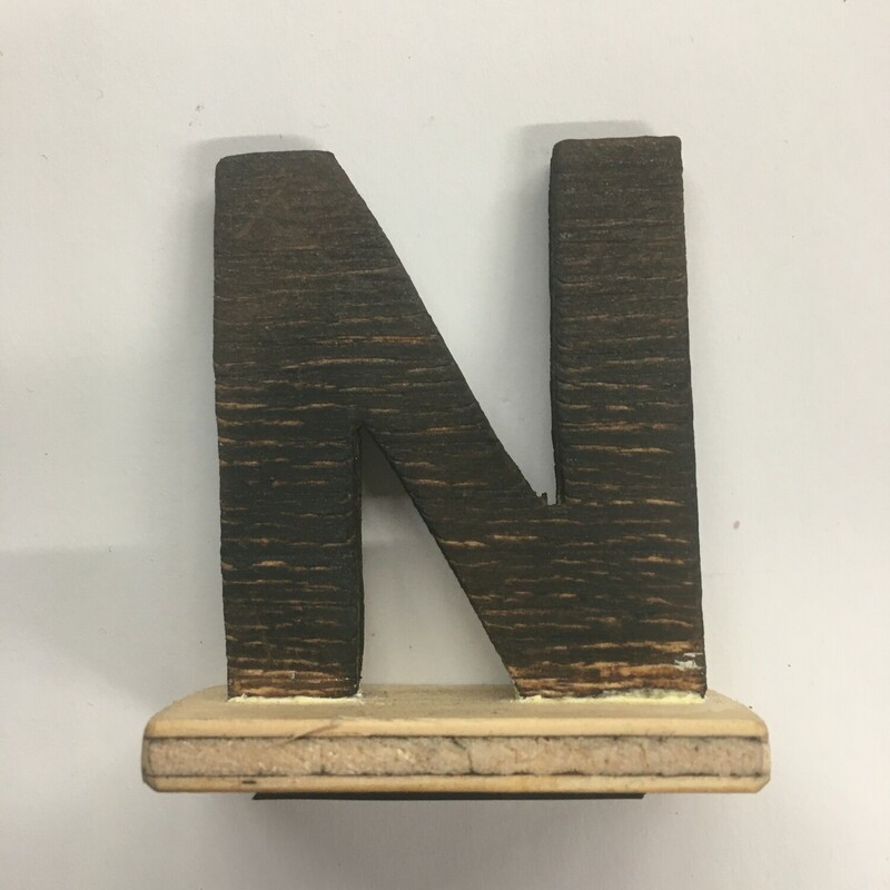 JK Woodworking, Size: N, Color: Letter