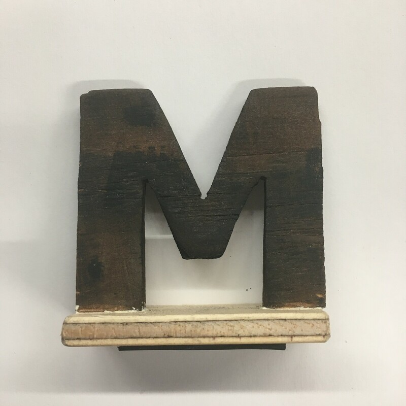 JK Woodworking, Size: M, Color: Letter